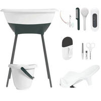 SET ZA KUPANJE BEBE  Luma  - bijela/antracit, Basics, metal/plastika (79,5/40/46cm) - Luma