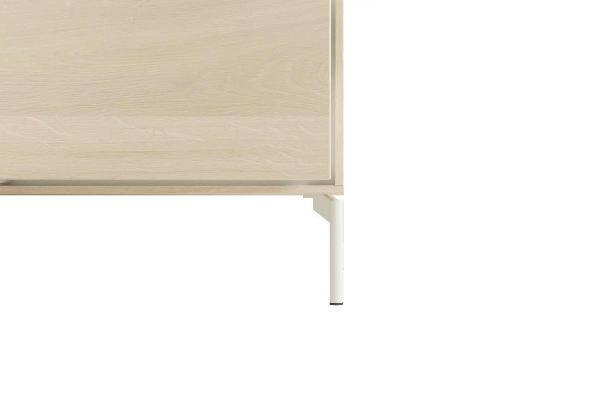 SIDEBOARD LABOE 149/67/41 cm 2 Schublade(n)  - Eiche Bianco/Seidengrau, MODERN, Holzwerkstoff (149/67/41cm) - Schöner Wohnen
