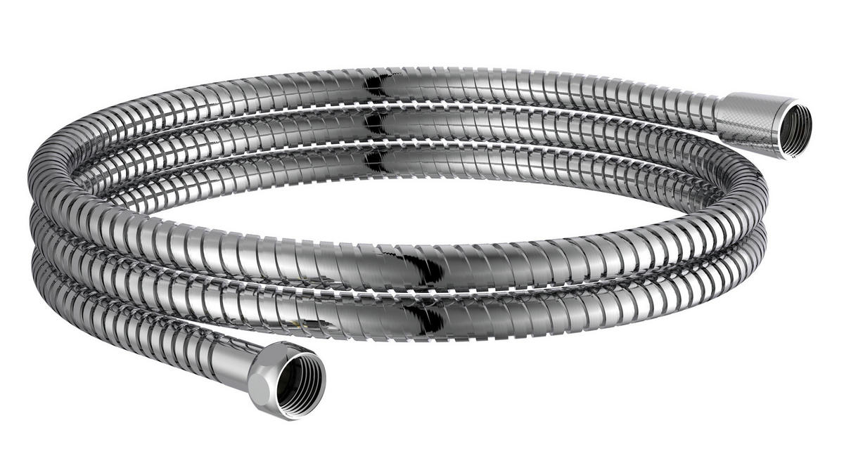 ZUHANYCSŐ  200 cm  - krómszínű, Basics, fém (200cm) - Schütte