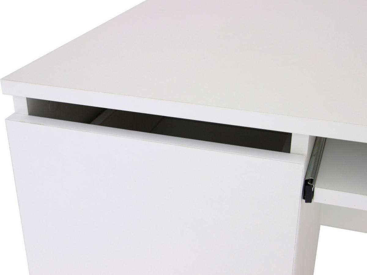 SCHREIBTISCH  in Weiß  - Weiß, MODERN, Holzwerkstoff (120/76/51cm) - MID.YOU