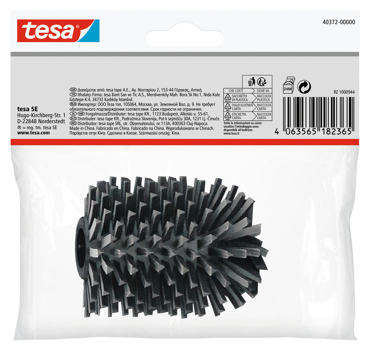 ERSATZBÜRSTE - Basics, Kunststoff (7,1/9,4/7,1cm) - Tesa