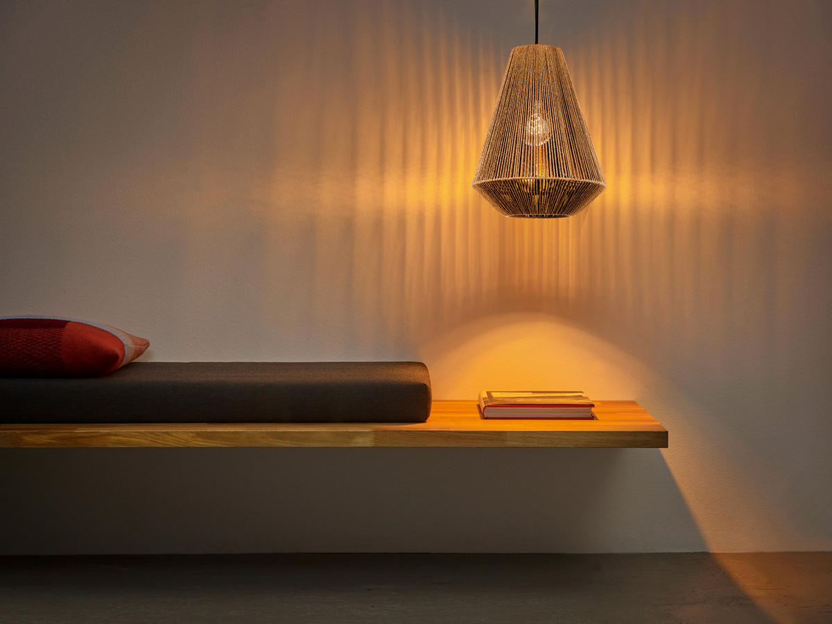 HÄNGELEUCHTE 33/120 cm  - Naturfarben, Design, Papier (33/120cm) - Hell