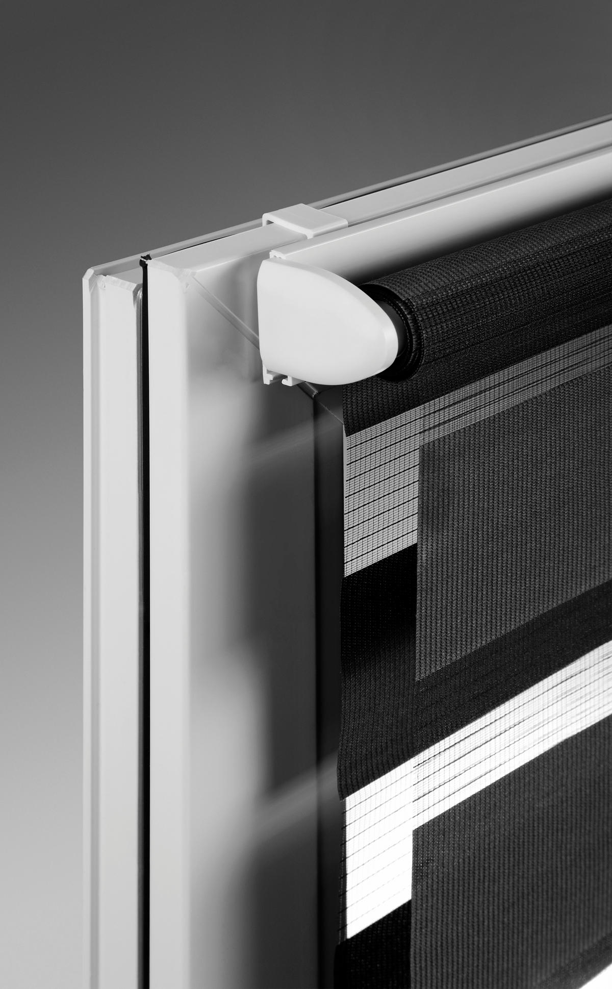 DOPPELROLLO 140/160 cm  - Anthrazit, Basics, Textil (140/160cm)