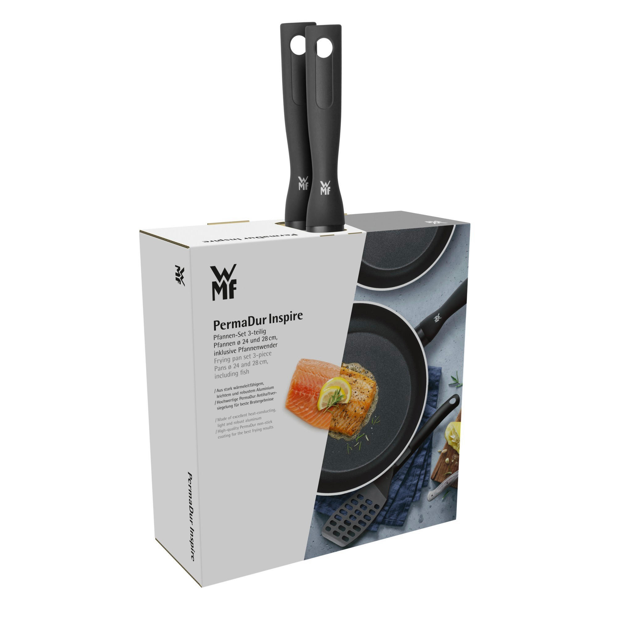 SERPENYŐKÉSZLET 3 részes  - szürke, Basics, műanyag/fém - WMF