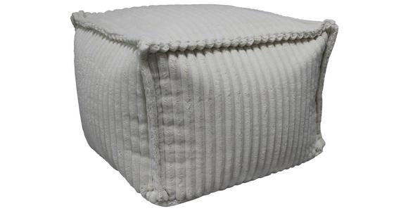 POUF Cord Grau 70/70/40 cm  - Grau, Design, Textil (70/70/40cm) - Ambia Home