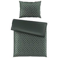 OBOJESTRANSKA POSTELJNINA SNAKO 140/200 cm saten zelena  - zelena, Design, tekstil (140/200cm) - Dieter Knoll