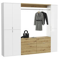 GARDEROBE 3-teilig  in 212/193/34 cm  - KONVENTIONELL, Holzwerkstoff (212/193/34cm) - MID.YOU
