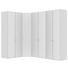 ECKSCHRANK in Weiß - Silberfarben/Weiß, Design, Holzwerkstoff/Metall (200/300/236/58,5cm) - Jutzler ECKSCHRANK in Weiß - Silberfarben/Weiß, Design, Holzwerkstoff/Metall (200/300/236/58,5cm) - Jutzler