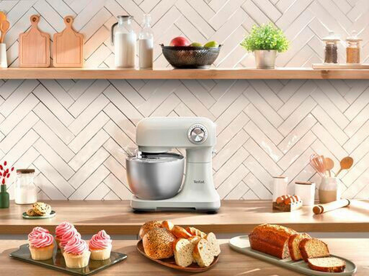 habverő, dagasztó, - gyöngyház, Basics, műanyag (32.1cm) - Tefal