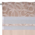 FERTIGVORHANG halbtransparent  - Beige, Design, Textil (140/255cm) - Novel