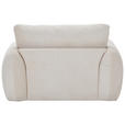 XXL-SESSEL - Creme/Schwarz, KONVENTIONELL, Kunststoff/Textil (132/81/158cm) - Carryhome