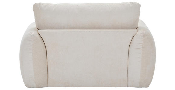XXL-SESSEL - Creme/Schwarz, KONVENTIONELL, Kunststoff/Textil (132/81/158cm) - Carryhome