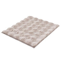 KOPALNIŠKA PREPROGA CLOUD  sivobež 50/60 cm  - sivobež, Basics, umetna masa/tekstil (50/60cm) - Kleine Wolke