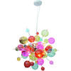 HÄNGELEUCHTE EXPLOSION 65/150 cm   - Klar/Chromfarben, Design, Glas/Metall (65/150cm) - Näve