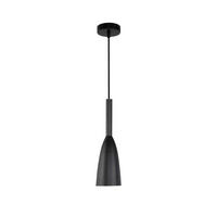 ZÁVESNÉ SVIETIDLO, 11/137/10 cm  - čierna, Design, kov (11/137/10cm)