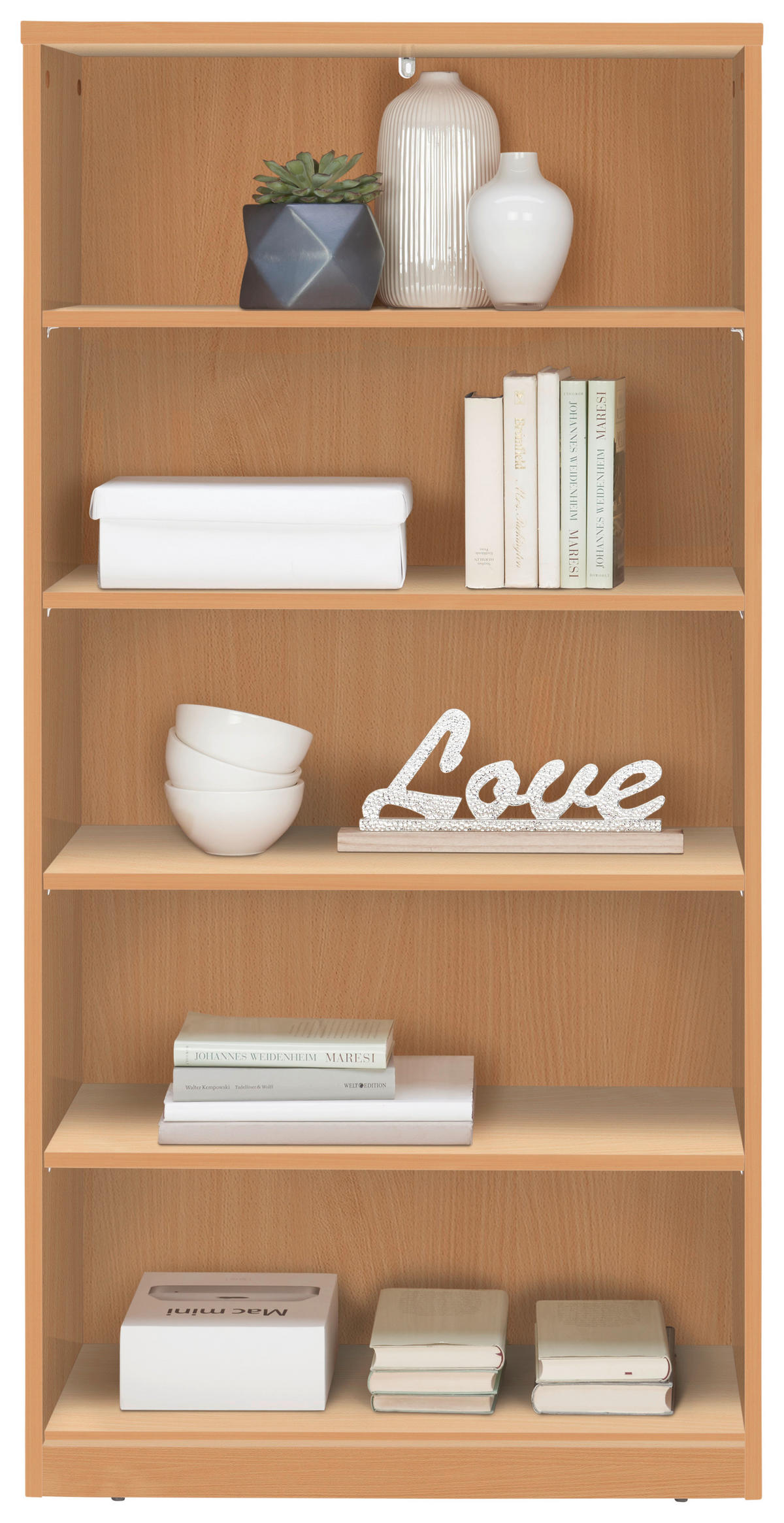 REGAL Buchefarben  - Buchefarben, Basics, Holzwerkstoff (72/148/36cm) - Xora
