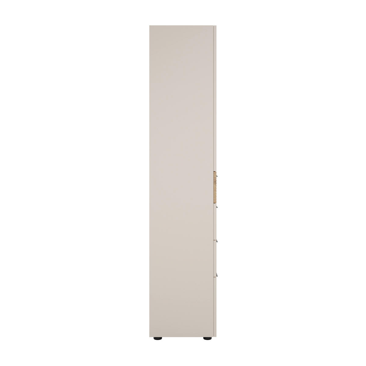 AKTENSCHRANK Schwarz, Eichefarben, Kaschmir  - Kaschmir/Eichefarben, MODERN, Holzwerkstoff (89,8/201/43cm) - Novel
