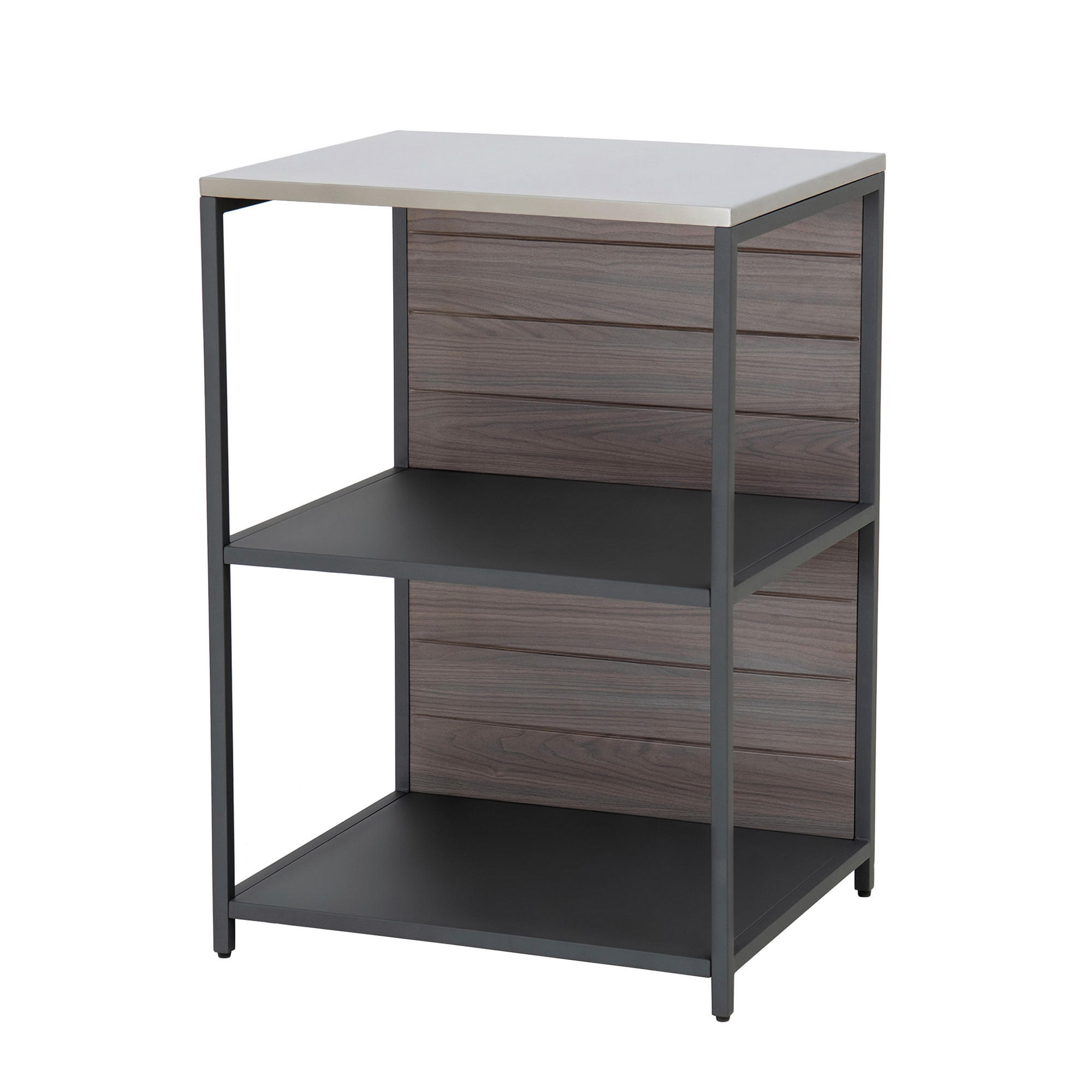 OUTDOORKÜCHE - Schwarz/Braun, Basics, Metall (63,5/91,5/54cm) - Modante