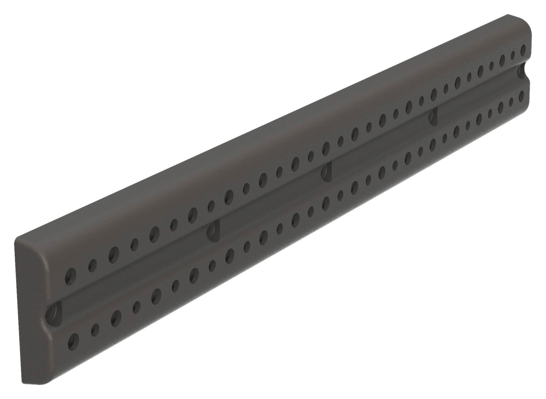 GERÄTEHALTER 40/6/2,5 cm  - Anthrazit, Basics, Kunststoff (40/6/2,5cm)