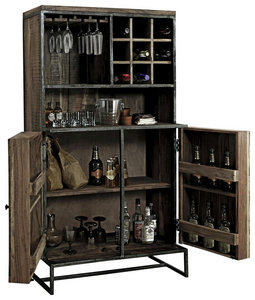 Bar Akazie Massiv Gebeizt Anthrazit Akaziefarben Online Kaufen