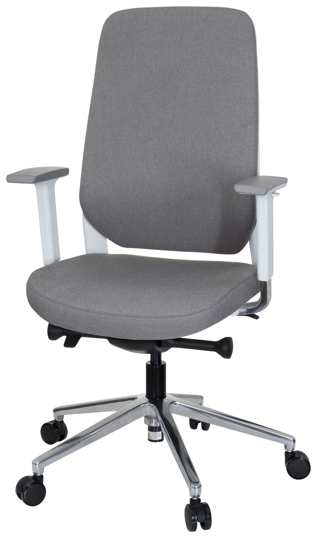 SNURRSTOL  i flatväv grå, vit  - vit/grå, Modern, metall/textil (56/131/67cm) - MID.YOU