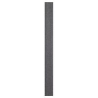 AKUSTIKPANEEL Anthrazit 20/240/1,8 cm  - Anthrazit, Basics, Kunststoff (20/240/1,8cm)