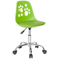 OTOČNÁ ŽIDLE PRO MLÁDEŽ, zelená - zelená, Moderní, textil/plast (40/72-82/44cm) - MID.YOU