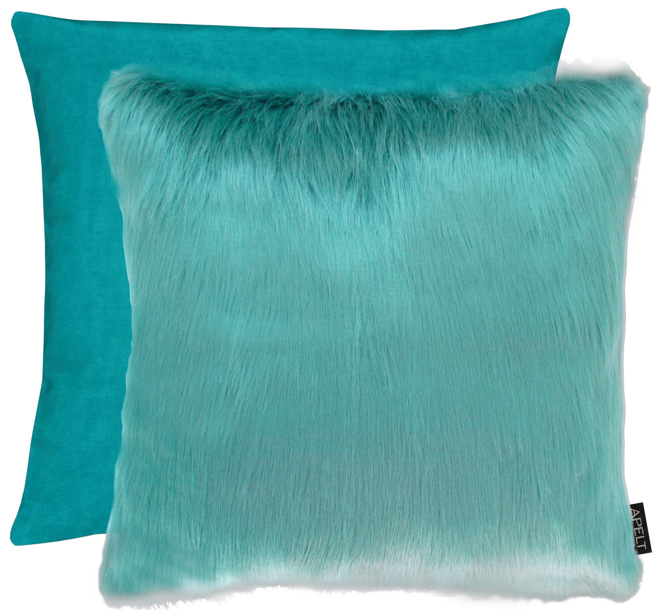 KISSENHÜLLE 46/46 cm  - Petrol, Basics, Textil (46/46cm) - Apelt