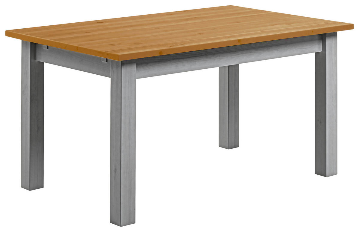 ESSTISCH in Holz 120/78/78 cm  - Laugenfarbig/Grau, ROMANTIK / LANDHAUS, Holz (120/78/78cm) - Boxxx