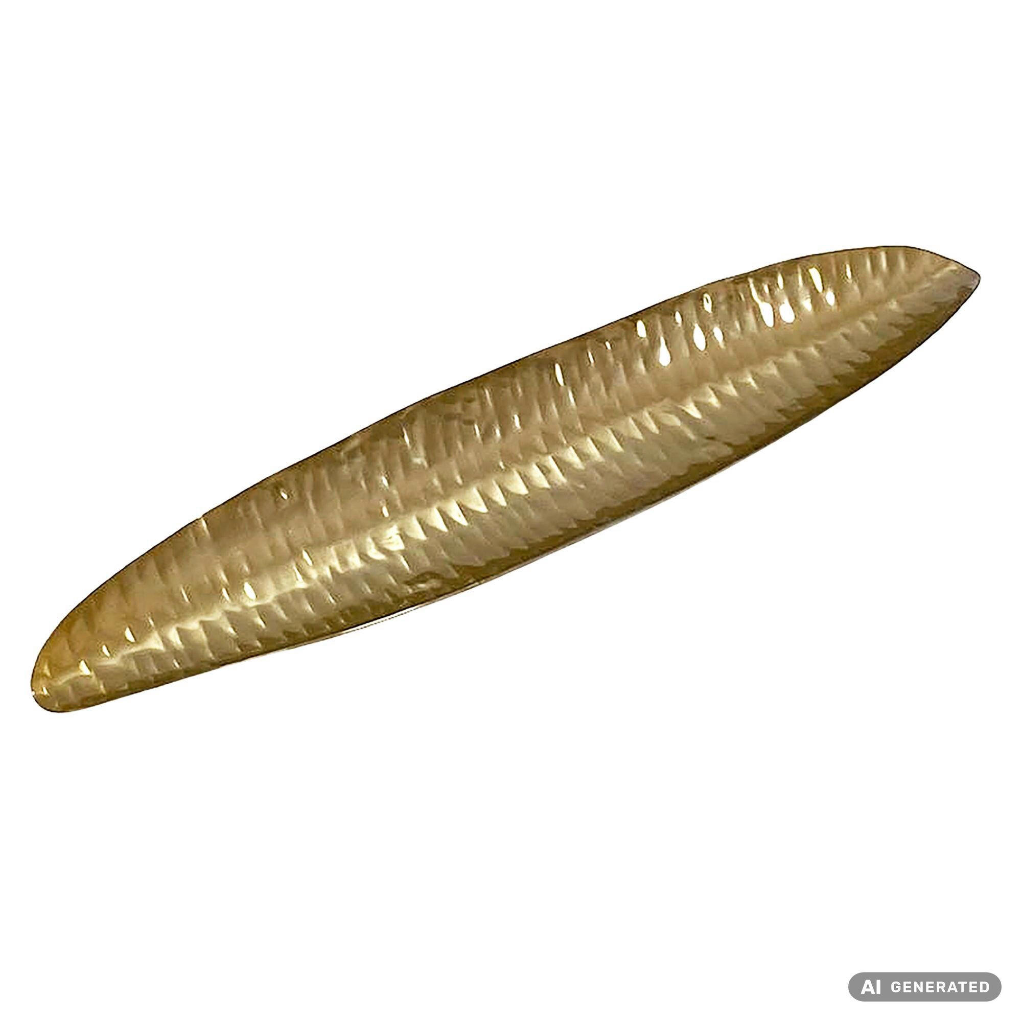 DEKOSCHALE - Goldfarben, Design, Metall (65,5/5/15cm) - Livetastic