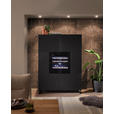 HIGHBOARD Mosel Weinschrank, 120/200/58 cm,  - Schwarz, KONVENTIONELL, Holzwerkstoff/Metall (120/200/58cm) - Carryhome