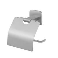 TOILETTENPAPIERHALTER - Edelstahlfarben, MODERN, Metall (14,5/13/6,5cm) - Wenko