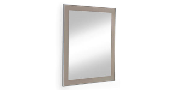 WANDSPIEGEL 60/77/2 cm    - Taupe, Design, Glas/Holzwerkstoff (60/77/2cm) - Novel