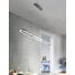 LED-HÄNGELEUCHTE - Weiß/Nickelfarben, KONVENTIONELL, Kunststoff/Metall (100/150/11,5cm) LED-HÄNGELEUCHTE - Weiß/Nickelfarben, KONVENTIONELL, Kunststoff/Metall (100/150/11,5cm)