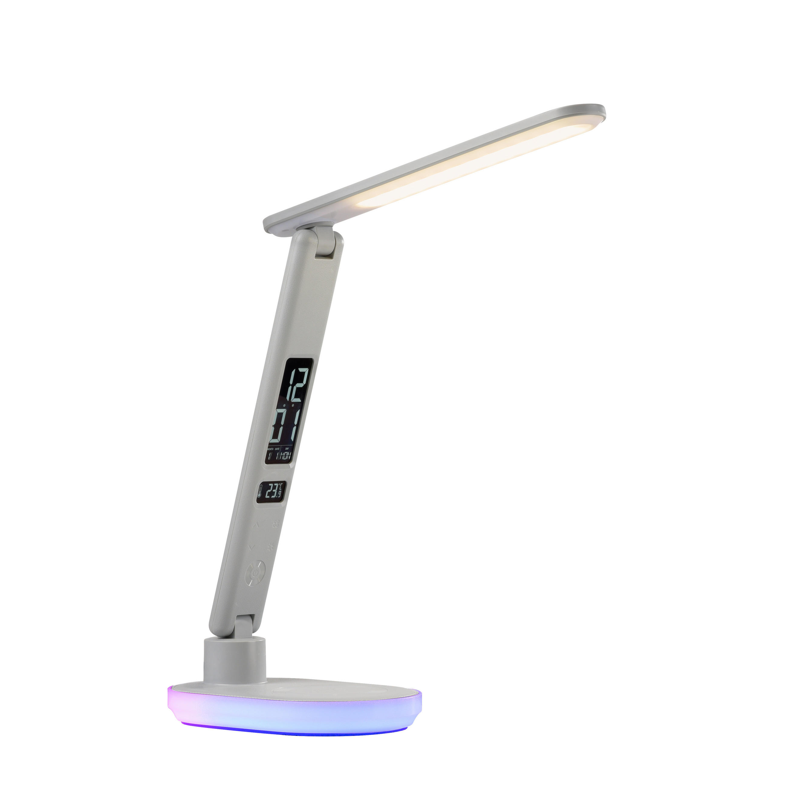 LED-SVETILKA ZA PISALNO MIZO 51,5/11,4/54 cm - bela, Design, umetna masa/steklo (51,5/11,4/54cm)