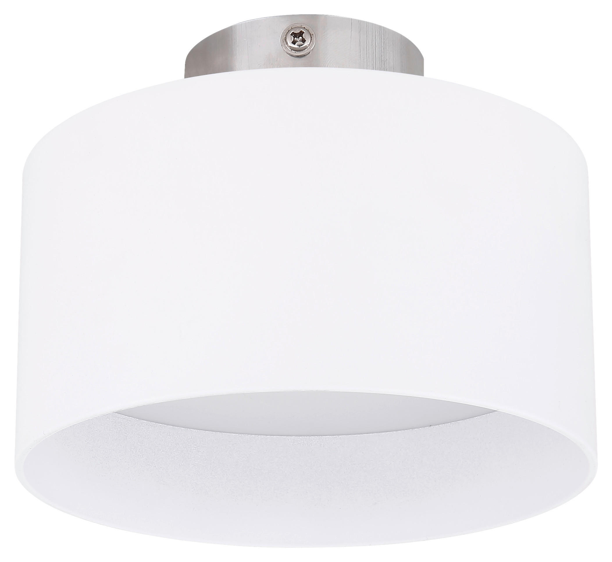PLAFONIERĂ CU LED - alb, Konventionell, plastic/metal (9,8/10cm)