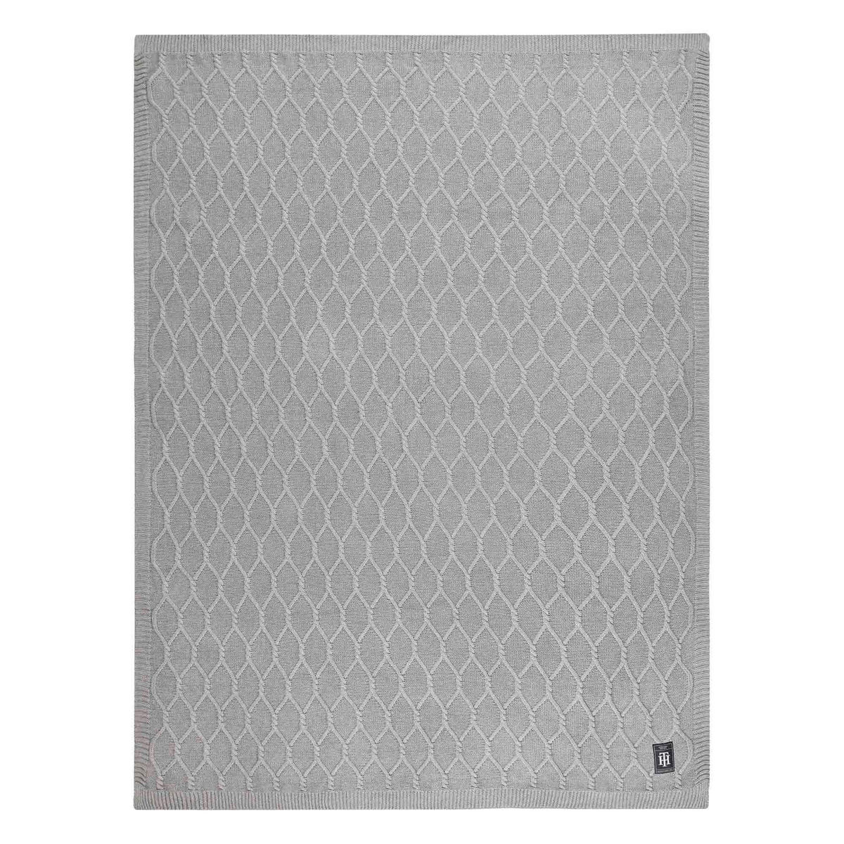 PLÉD 130/170 cm  - szürke, Konventionell, textil (130/170cm) - Tommy Hilfiger