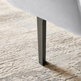 ECKSOFA in Chenille Silberfarben  311/167 cm  - Silberfarben/Schwarz, Design, Textil/Metall (311/167cm) - Xora