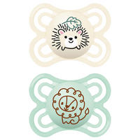 SCHNULLER MAM PERFECT 0 Monat(e)  - Blau/Gelb, Basics, Kunststoff (8,9/14,5/4,7cm) - MAM