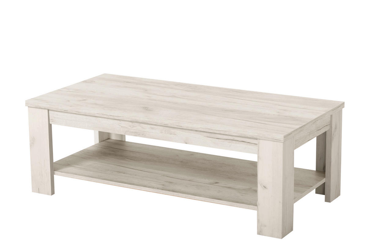 KONFERENČNÍ STOLEK, barvy stříbrného dubu, kompozitní dřevo, 120/41,5/60 cm - barvy stříbrného dubu, Basics, kompozitní dřevo (120/41,5/60cm) - Carryhome