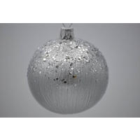 CHRISTBAUMKUGEL 7 cm  - Dunkelrot, Basics, Glas/Metall (7cm) - X-Mas