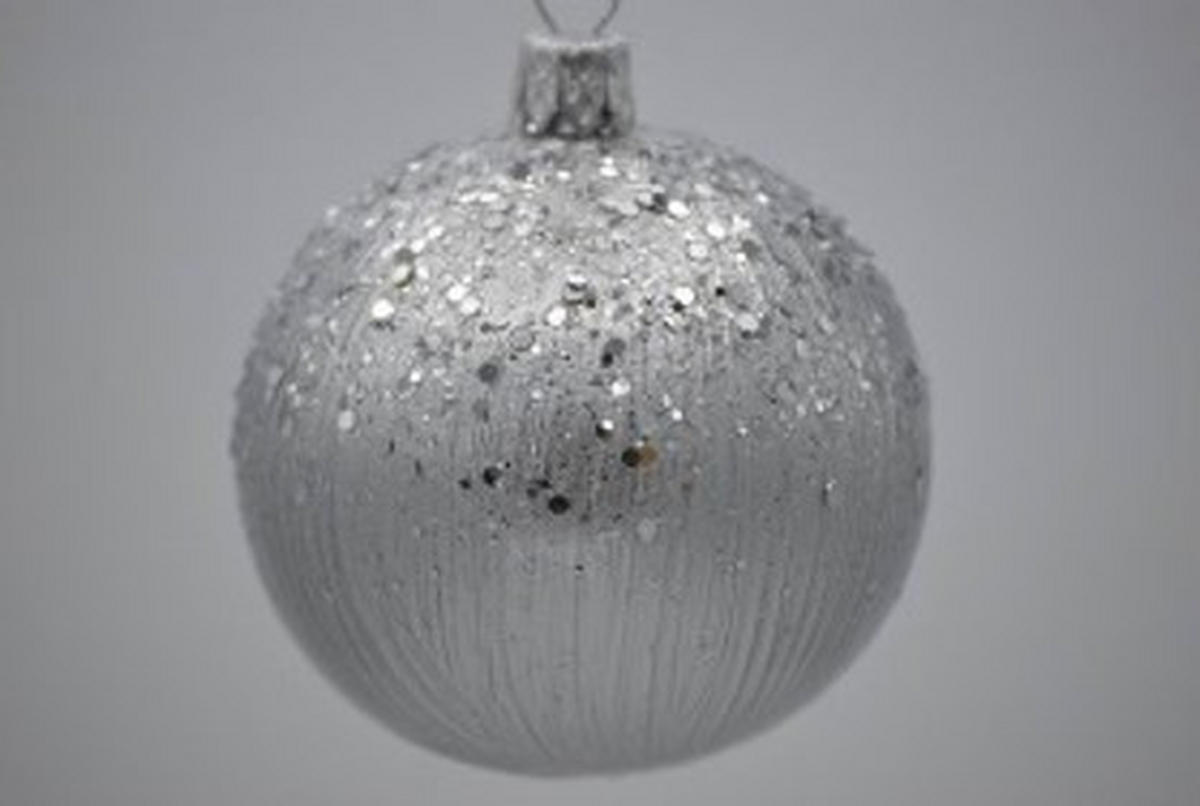 CHRISTBAUMKUGEL 7 cm  - Dunkelrot, Basics, Glas/Metall (7cm) - X-Mas