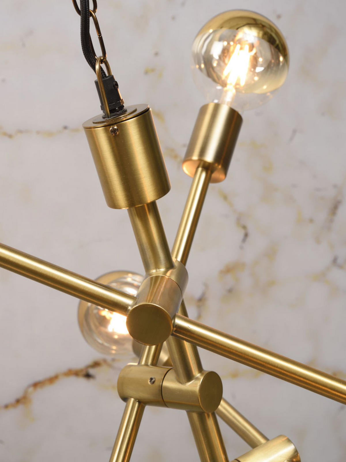 HÄNGELEUCHTE 76/248 cm  - Goldfarben, Design, Metall (76/248cm) - It's about Romi