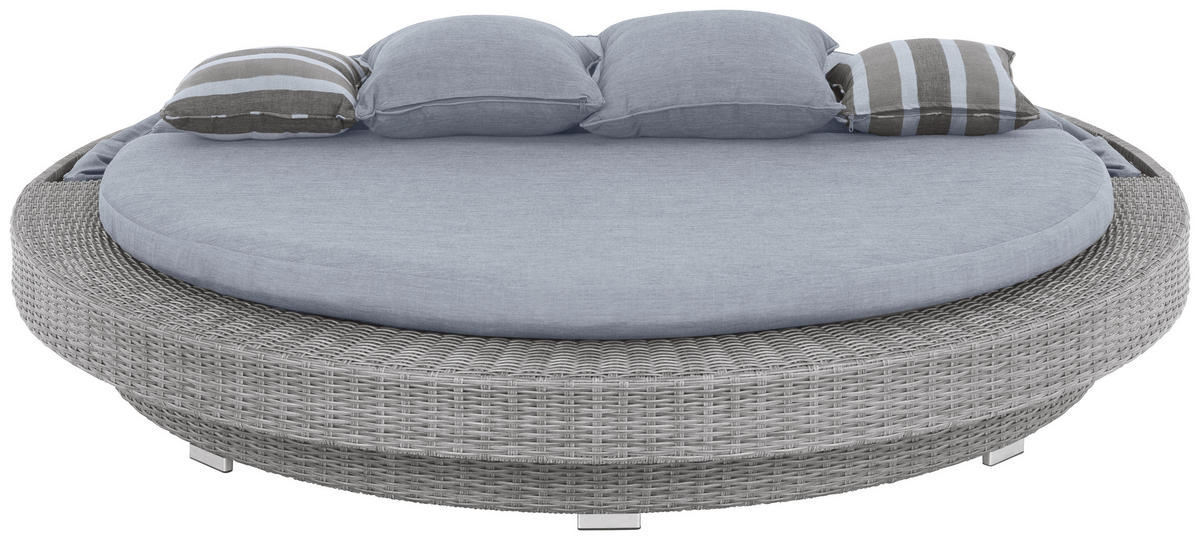 Pat Terasă 218/127/218 cm  - gri, Romantik / Landhaus, plastic/metal (218/127/218cm) - Amatio