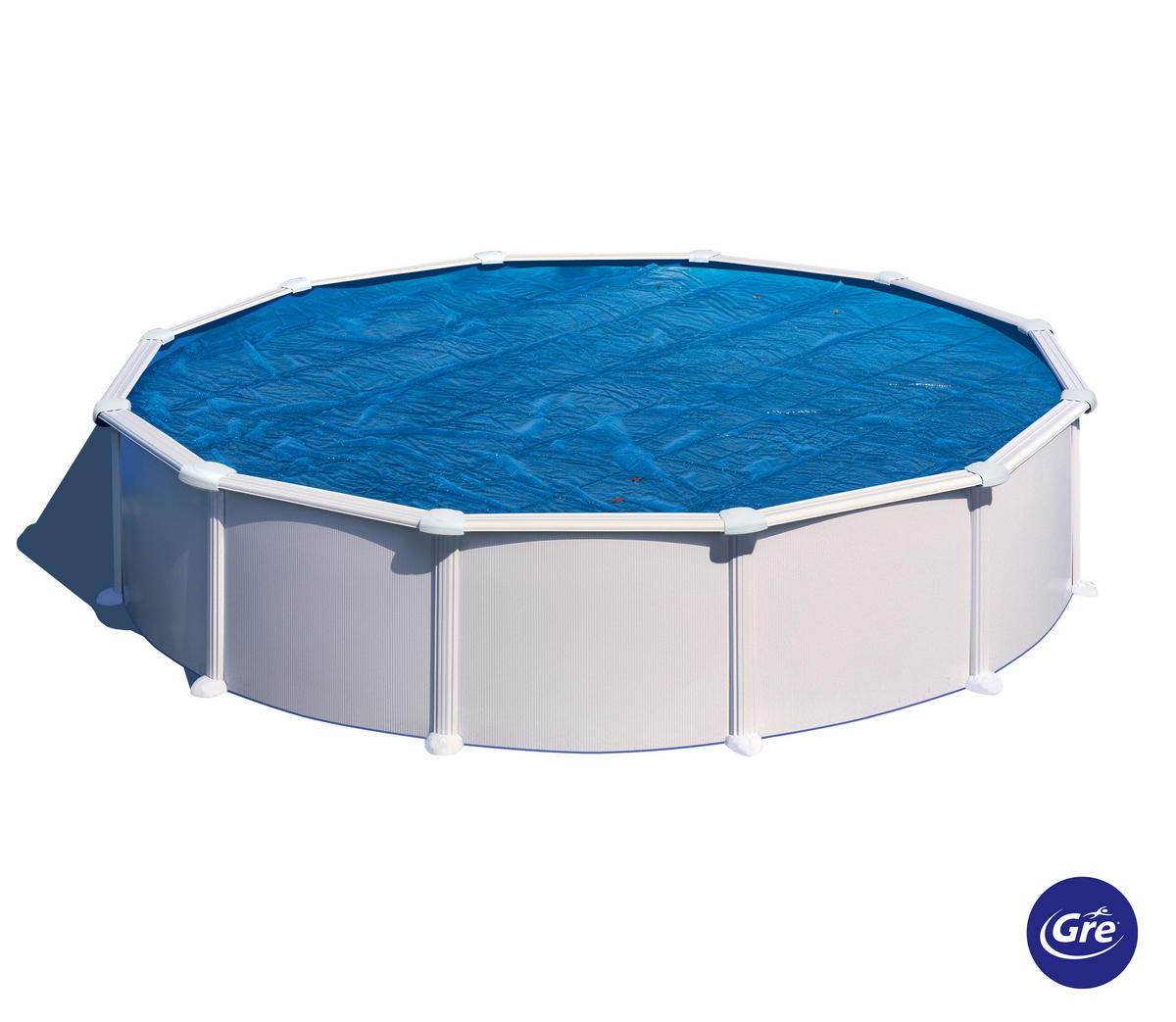 POOLABDECKPLANE 395 cm  - Blau, KONVENTIONELL, Kunststoff (395cm) - Gre