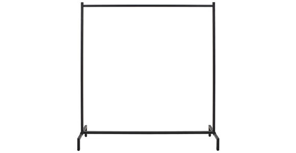 GARDEROBENSTÄNDER in Schwarz 150.5/158.5/38 cm   - Schwarz, Basics, Metall (150.5/158.5/38cm) - Xora