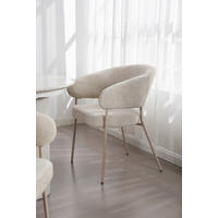 NASLANJAČ, les, kovina, tekstil bež  - bež, Trendi, kovina/tekstil (60/81/60cm) - Livetastic