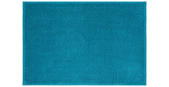 Badematte Anke - Petrol, KONVENTIONELL, Textil (60/90cm) - Luca Bessoni