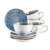 KAFFEESERVICE Frozen 8-teilig  - Blau, Basics, Keramik (13,5/6,5/10cm) - Mäser