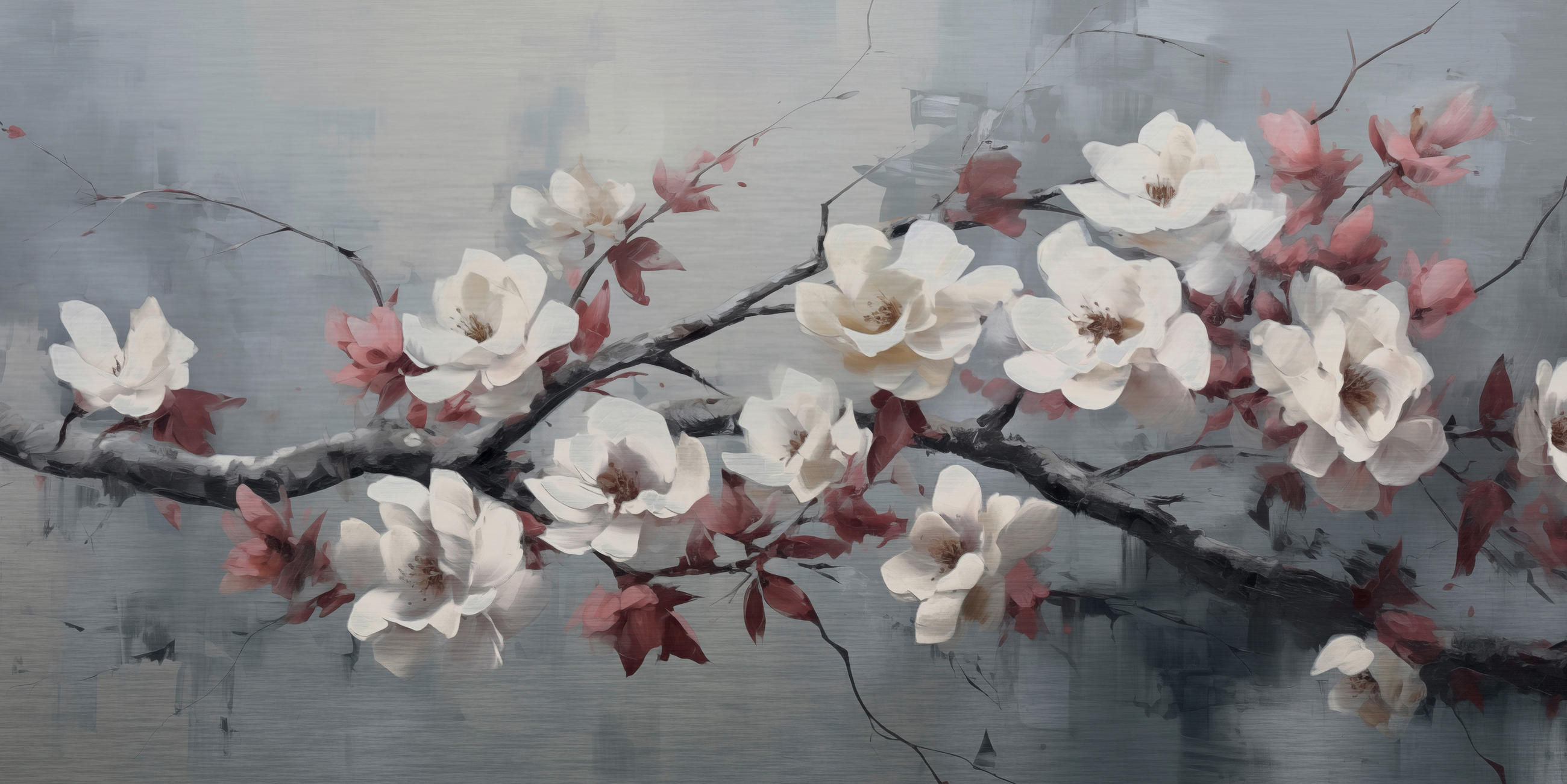 ALUMINIUMBILD Blumen  - Multicolor, Basics, Metall (100/50/2cm) - Euroart